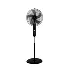 Ventilador De Pedestal Negro Ares 16 Pulgadas Masterfan Viarpene16