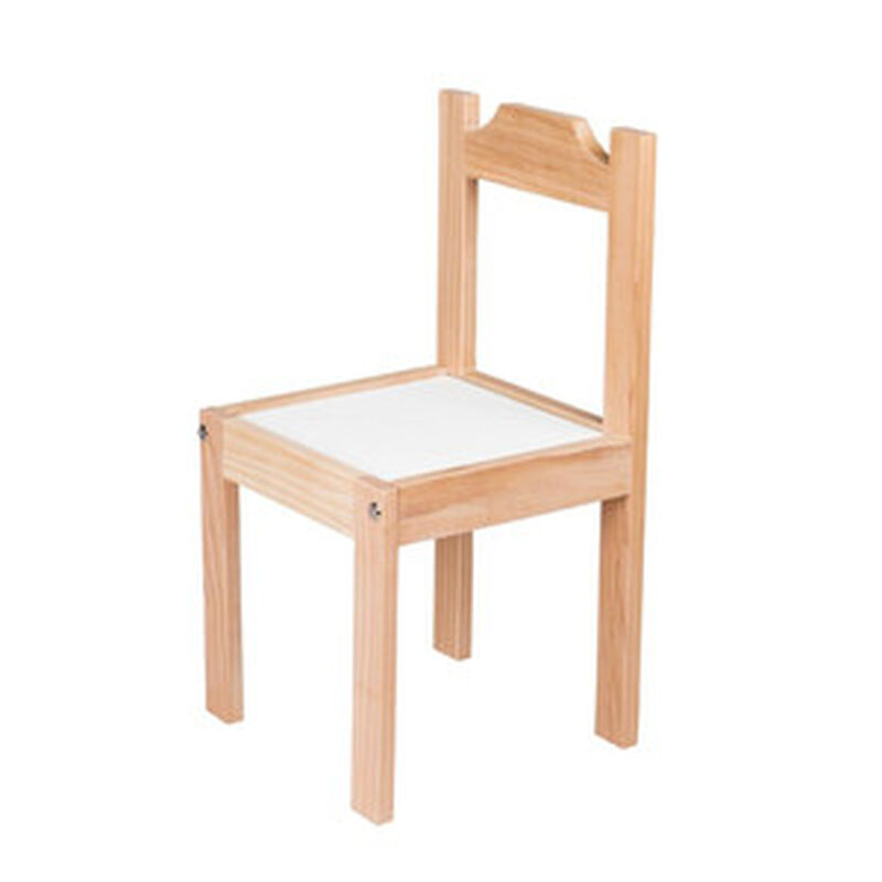Duduk Silla de Madera Barnizada para Ni&ntilde;os Pequ... image number null