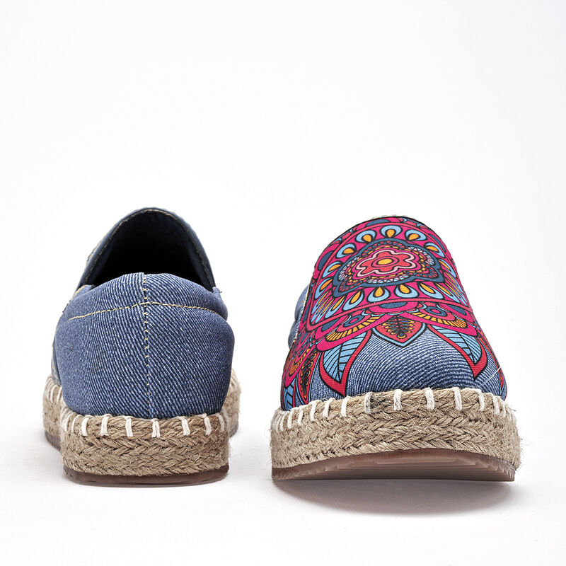 Mora Tierra Sandalia para mujer azul multicolor image number null