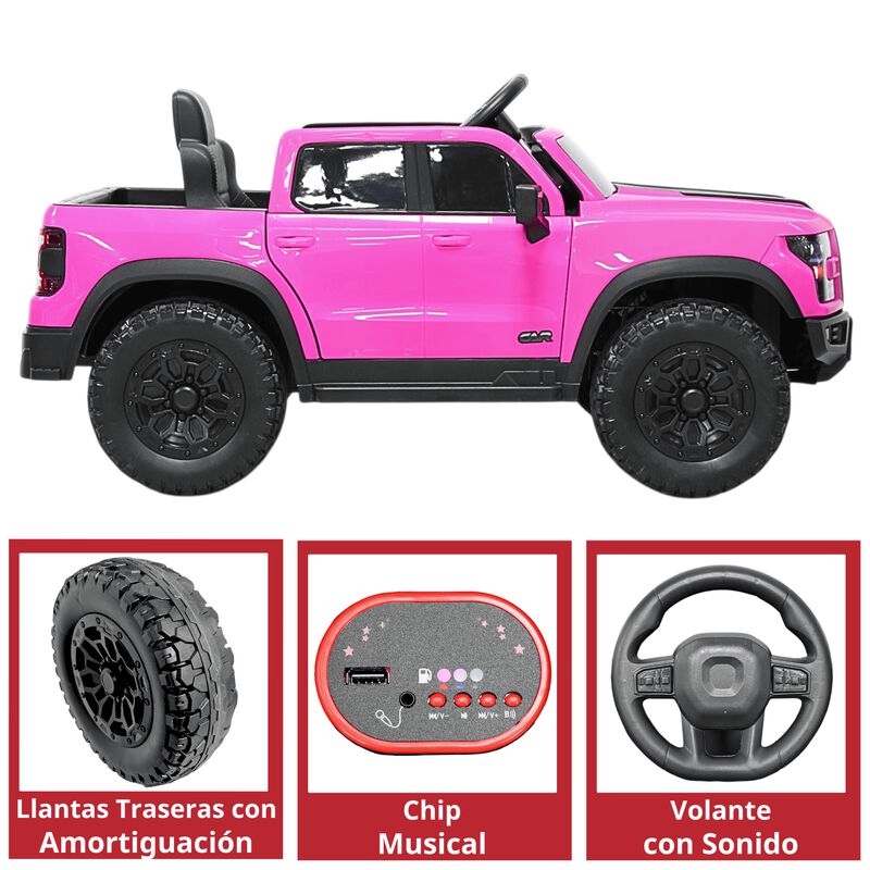 Camioneta El&eacute;ctrica Montable Para Ni&ntilde;os 12v Con... image number null