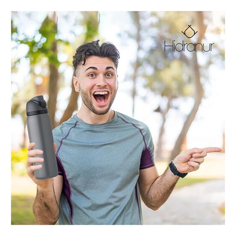 Termo Tipo Owala de Acero Inoxidable 32 Oz  Gri... image number null