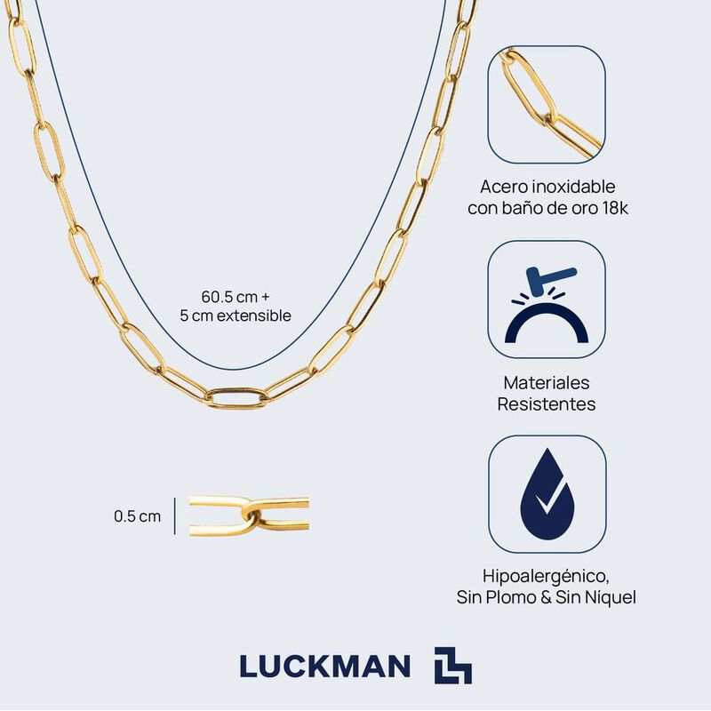 Cadena Hombre, Joyer&iacute;a Acero Inoxidable, Regalo... image number null