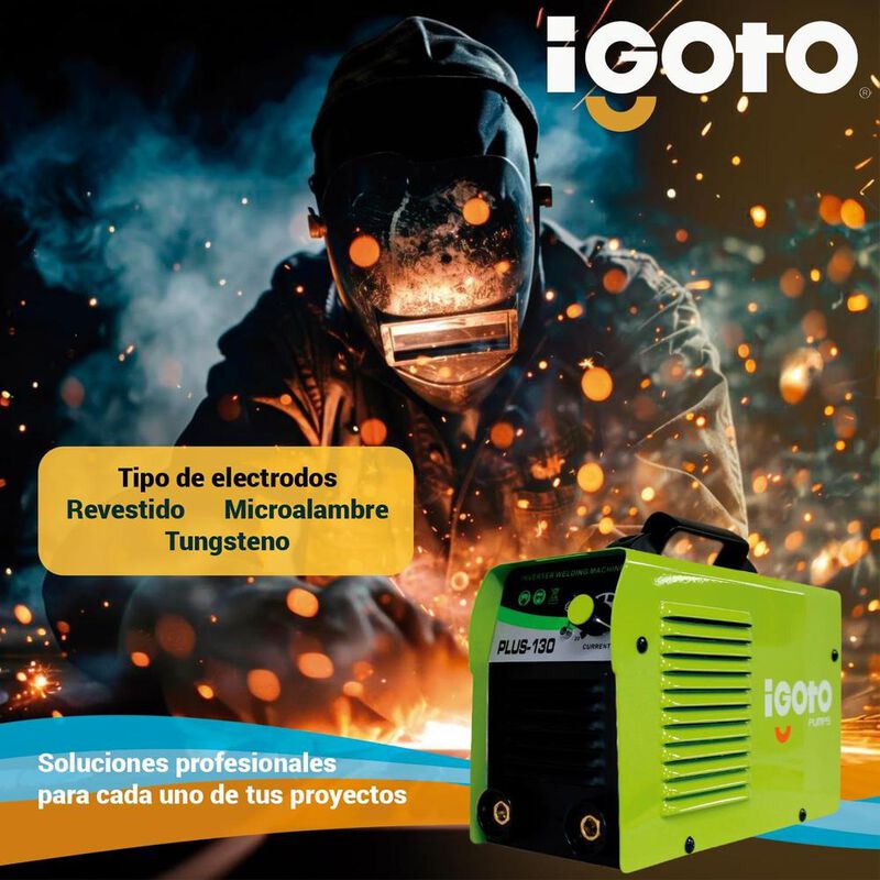 Soldadora Igoto PLUS130 Tipo Inversora Plus 130... image number null