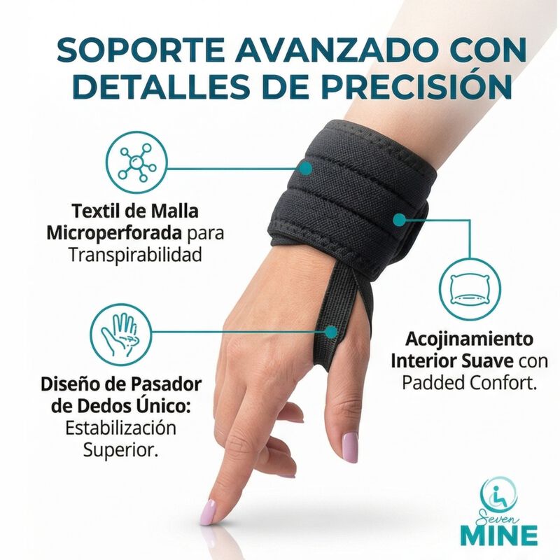 Mu&ntilde;equera Deportiva Ajustable Con Soporte Pulga... image number null