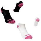 Wilson 5 Pares de Liner para Mujer, Color Blanco y Negro con Piqu&eacute; Punta y Tal&oacute;n ,Talla Unitalla, Sin felpa