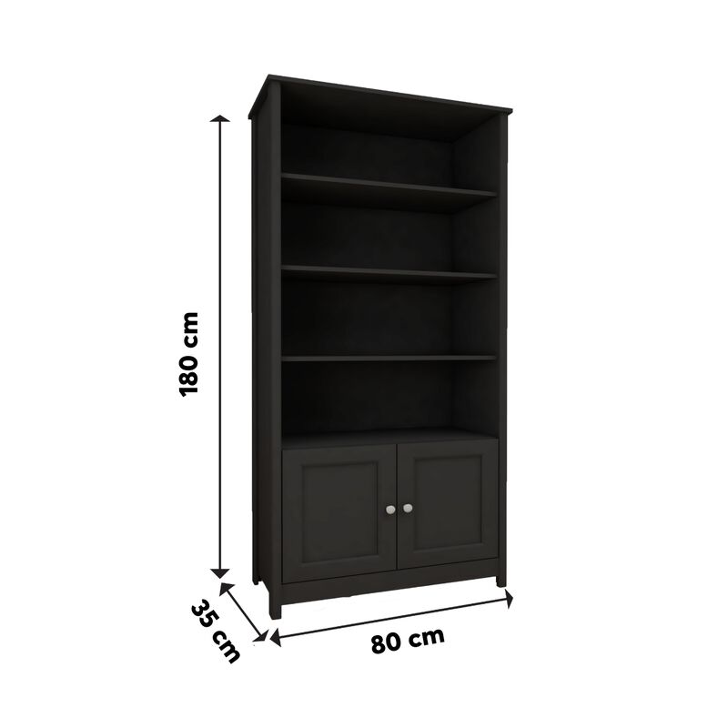 Librero Bertolini E958 Negro image number null