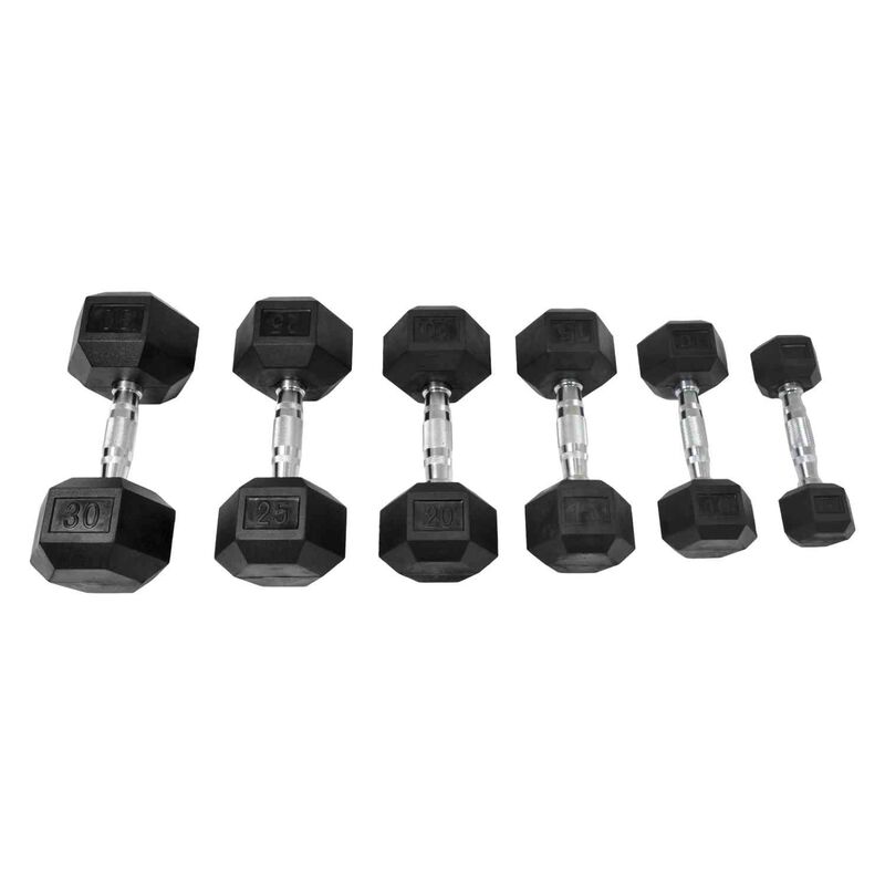 Rack 12 Pesas Hexagonales Mancuernas 5-30 Lb So... image number null