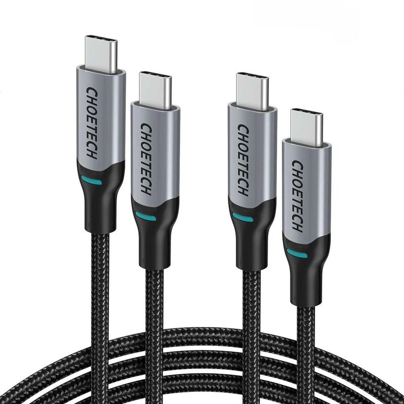 Cable Datos 2 x CHOETECH reforzado USB-C a USB-... image number null