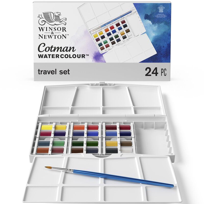 Set De Pintura Acuarela Winsor & Newton Cotman ... image number null