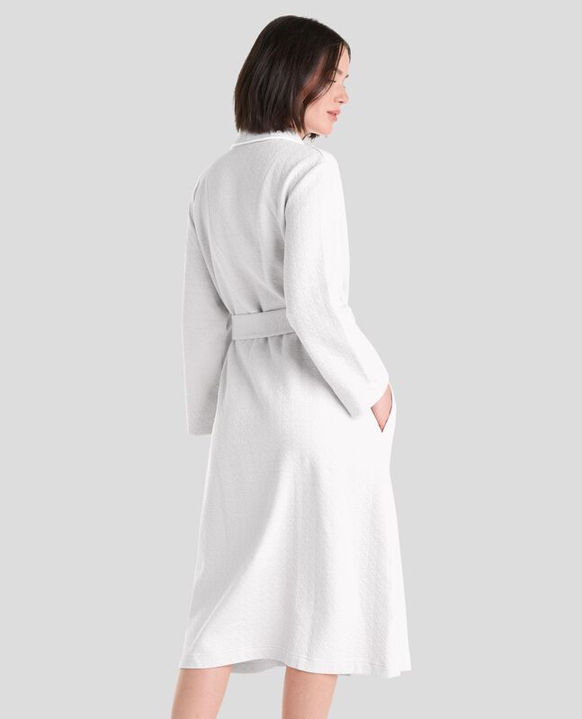 Bata de Smocking con Vivo Marfil image number null