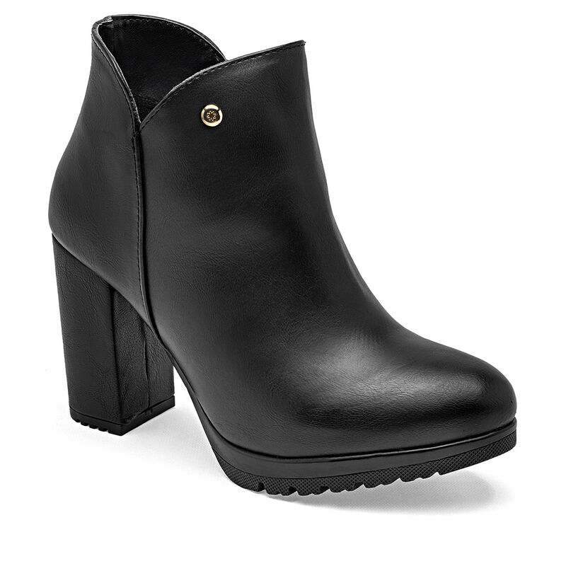 Moramora Bot&iacute;n para mujer negro image number null