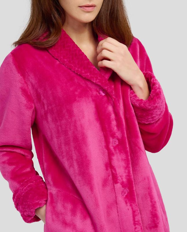 Bata con Botones Fucsia image number null