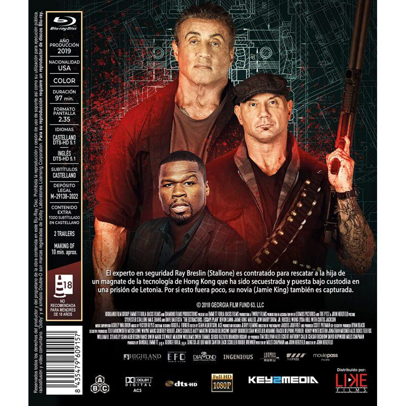 Plan De Escape 3 [blu-ray] (2019) &mdash; Los Extract... image number null