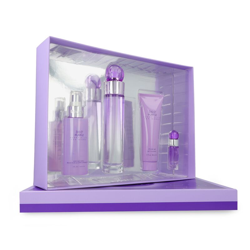 Set Perry Ellis 360&deg; Purple 4Pzs 100Ml Edp Spra... image number null