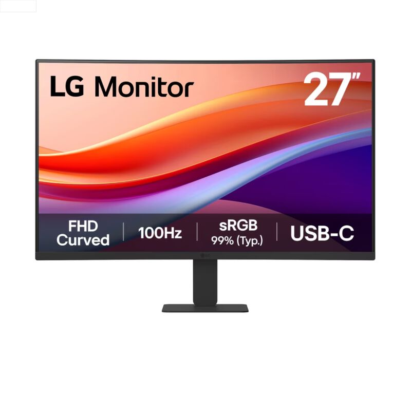 Monitor Curvo LG 27" FHD 100Hz HDMI/USB-C &ndash; Mod... image number null