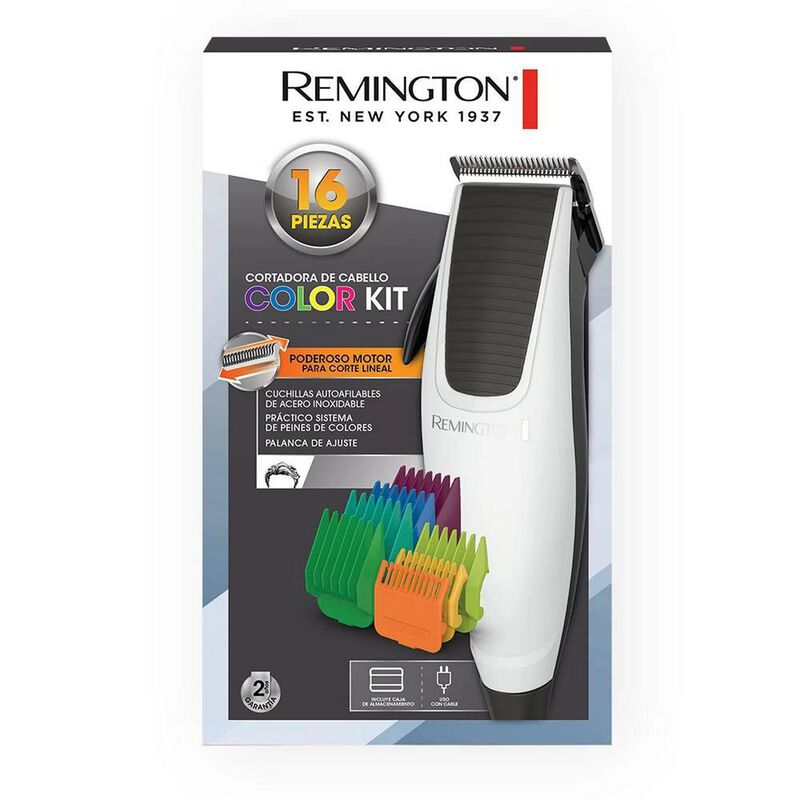 CORTADORA DE CABELLO REMINGTON HC1096 16 PEINES... image number null