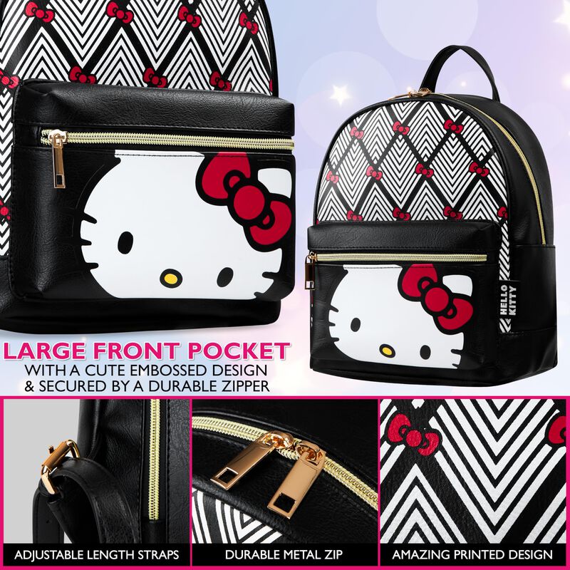 Mochila Hello Kitty Para Mujer, Ni&ntilde;a Y Adolesce... image number null