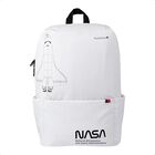 TechZone Mochila Edición NASA Backpack Para Laptop de 15.6 Pulgadas (Blanco)