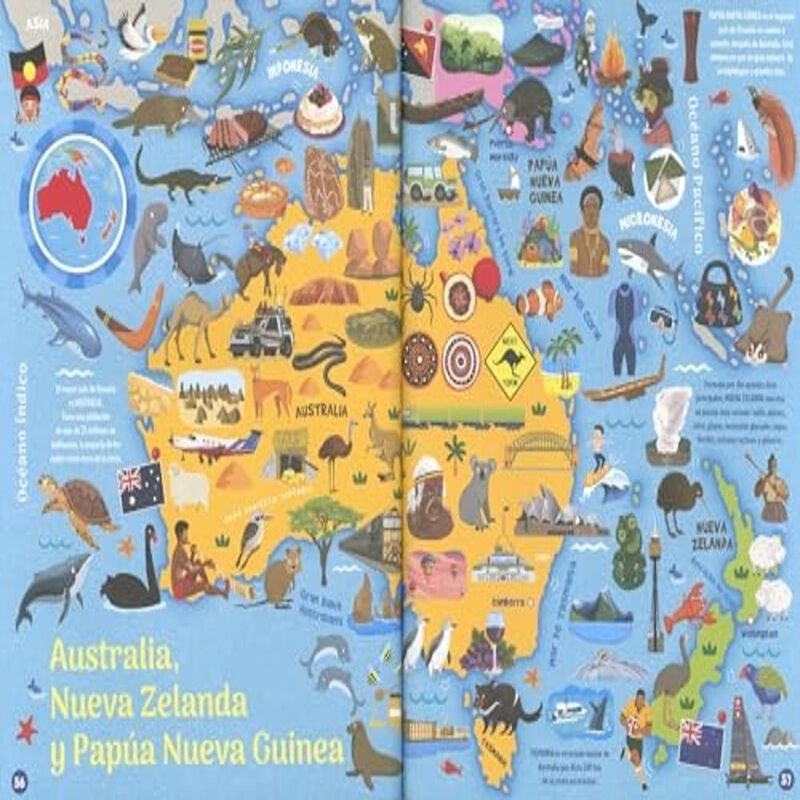 Atlas Del Mundo Con Banderas, De Susaeta, Susae... image number null