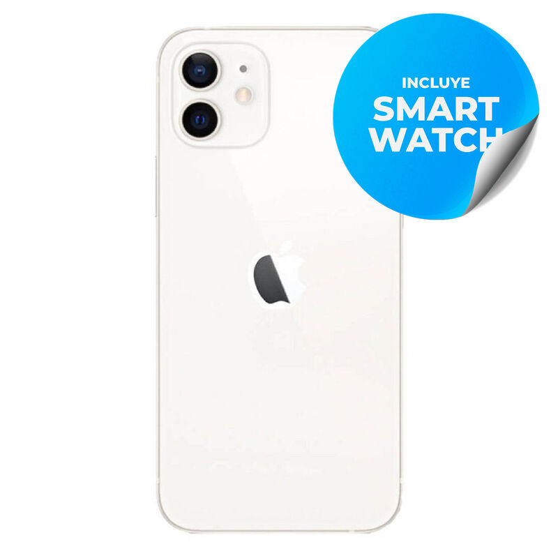 Iphone 12 Reacondicionado 64Gb Blanco + Reloj G... image number null