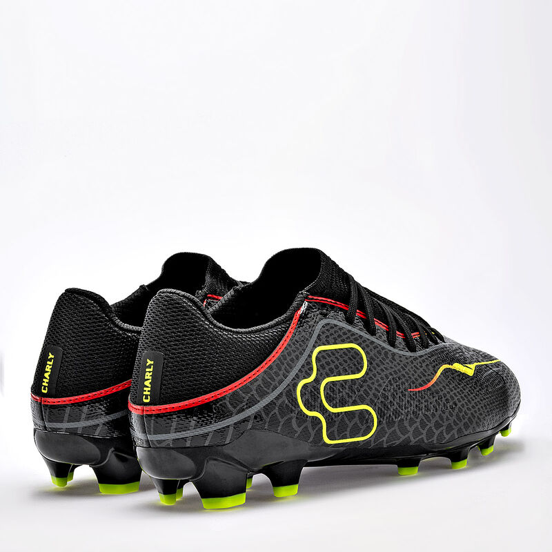 Charly tenis de f&uacute;tbol para hombre negro cod 13... image number null