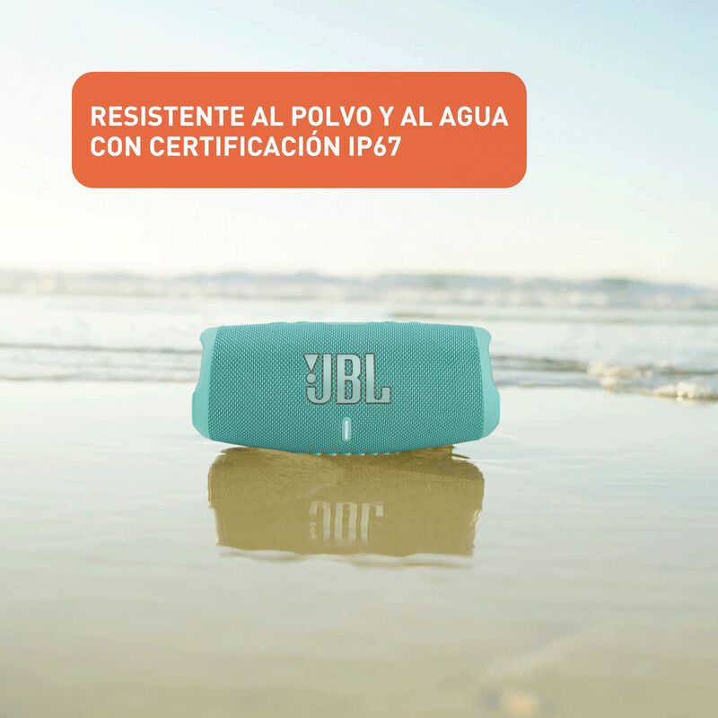 Bocina Port&aacute;til Bluetooth JBL Charge 5 Turquesa... image number null