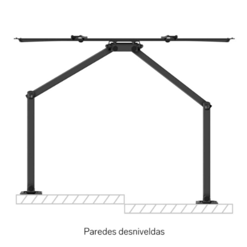 Soporte para pantallas de 40" a 70" con dos bra... image number null