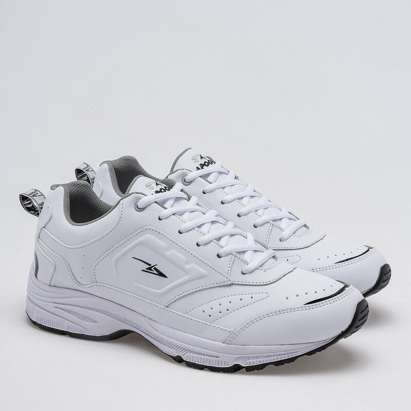 Apoort Tenis deportivo para hombre blanco negro image number null