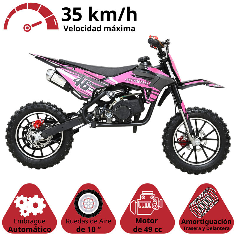 Mini Moto Cross A Gasolina 49cc 2 Tiempos Para ... image number null