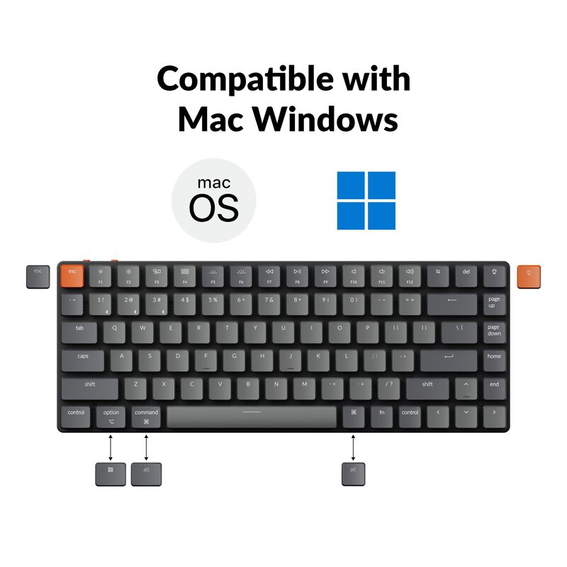 Teclado Mec&aacute;nico Inal&aacute;mbrico Keychron K3 V2 Con... image number null