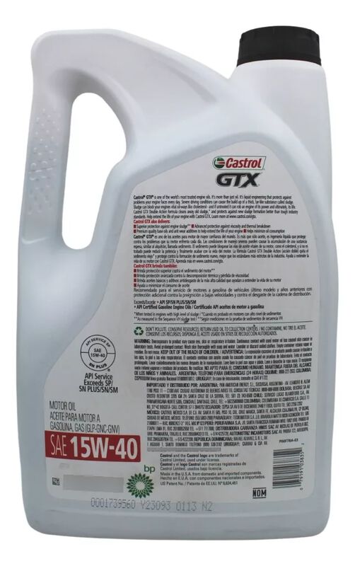 Castrol Gtx 15w-40 image number null