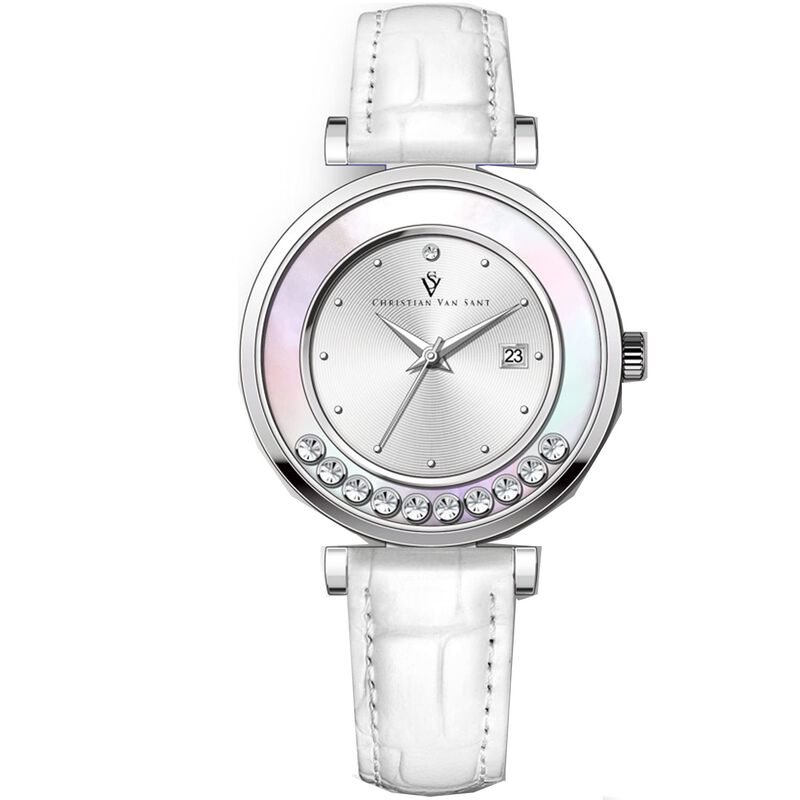 Reloj Christian Van Sant Bria Con Correa De Cue... image number null