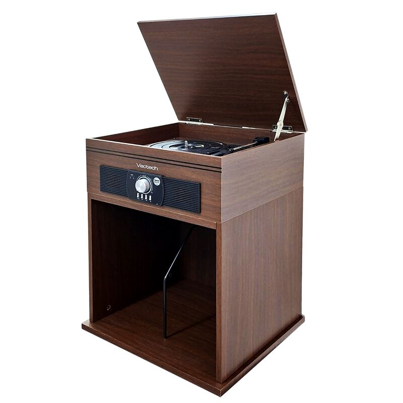 Tocadiscos Retro Vintage Con Usb Para Grabar Vi... image number null