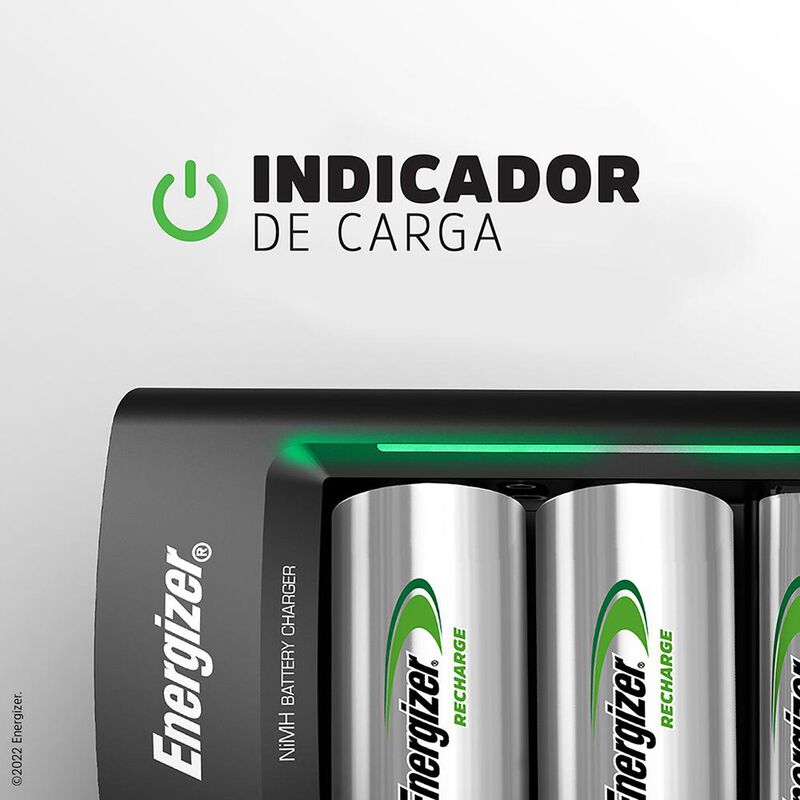 Cargador Universal Pilas Energizer + 2 Pilas Re... image number null