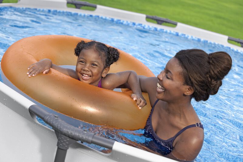 Alberca con estructura redonda 3.66x.76cm con b... image number null