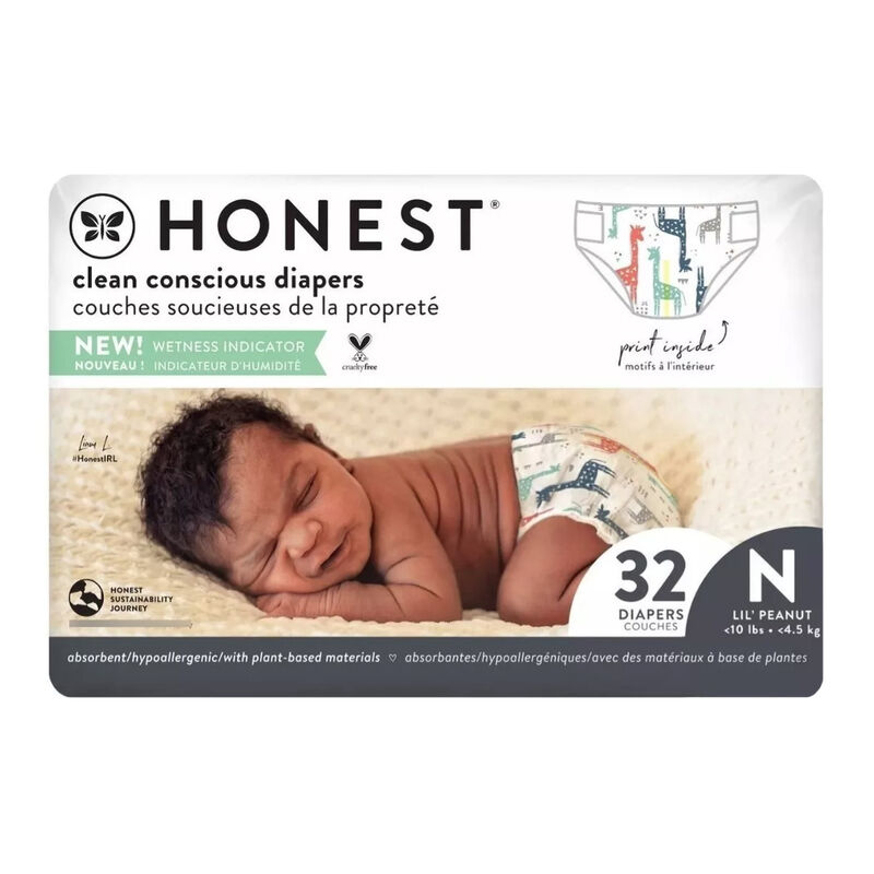 Pa&ntilde;ales Honest Talla Reci&eacute;n Nacido Jirafas Mult... image number null