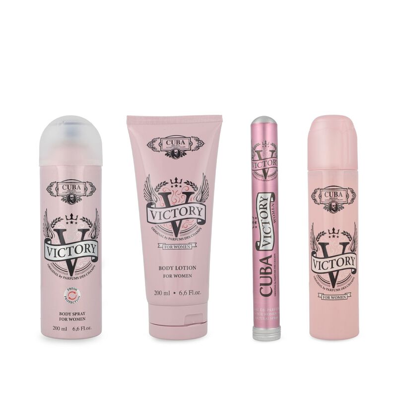 Set Cuba Victory 4Pzs 100Ml Edp Spray/ Desodora... image number null