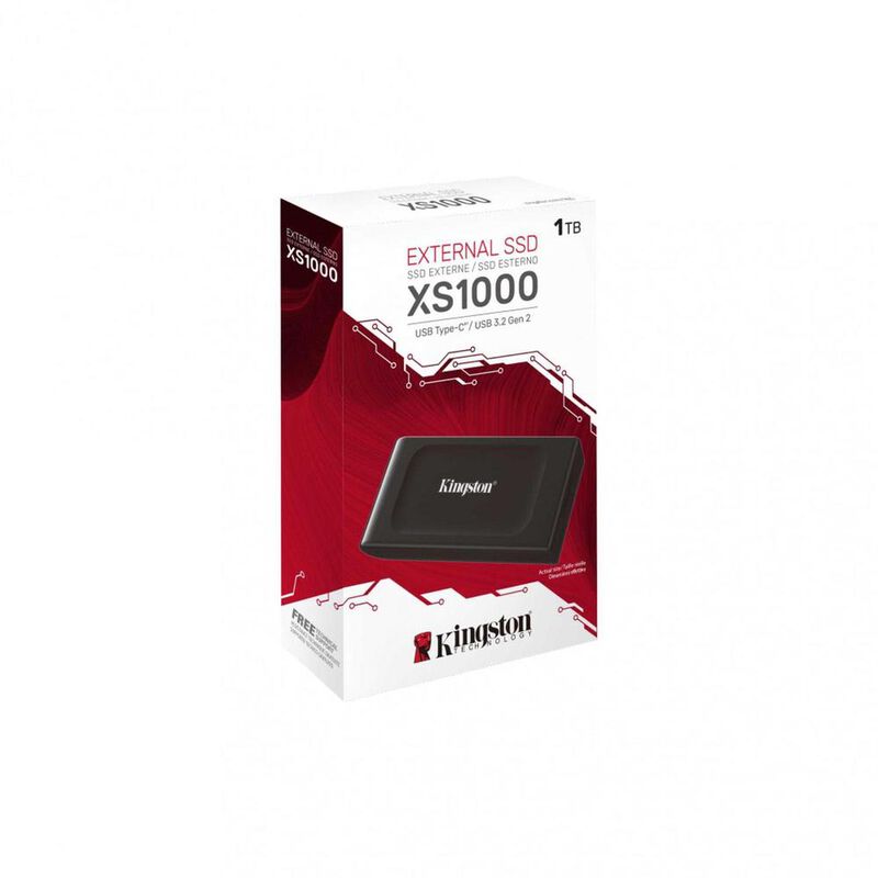 SSD Externo Kingston XS1000 1TB USB C Negro image number null