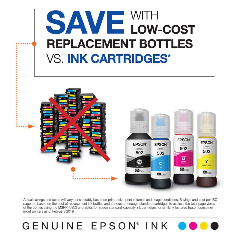 Botella De Tinta Epson 502 Ecotank De Ultra Alt... image number null