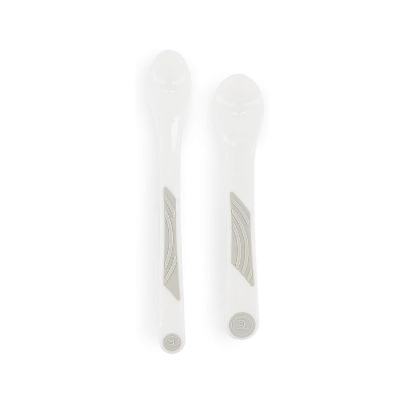 Cucharas 4+m Twistshake 2pz Blanco image number null