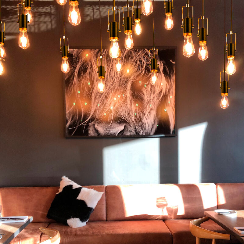 Socket Colgante Decorativo, Cubierta de Hierro,... image number null