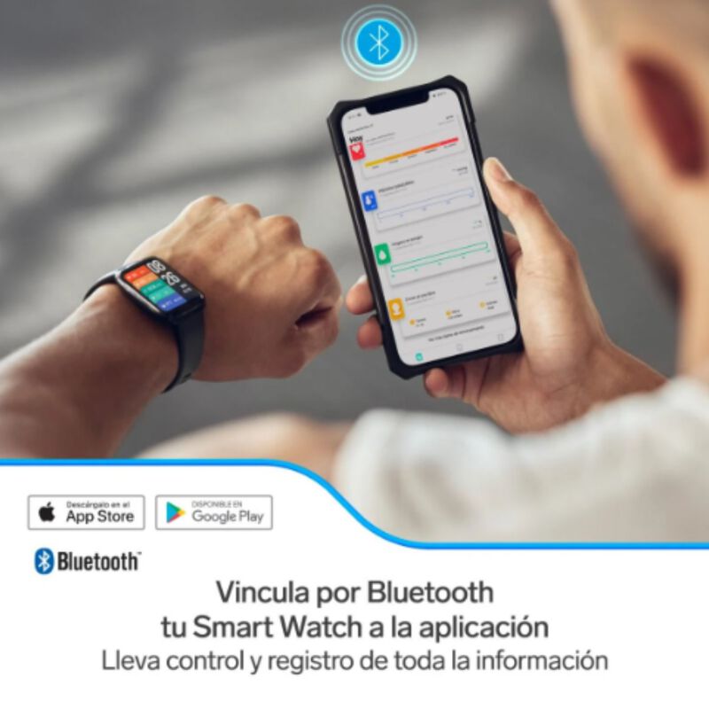 Smart Watch Bluetooth* Touch, 1.7&rdquo;, 24 mm image number null