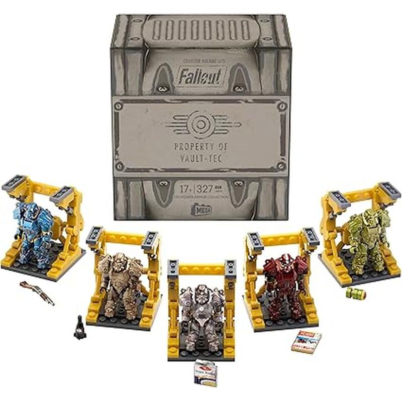 MEGA Fallout Colecci&oacute;n T-60 Power Armor, 5 micr... image number null