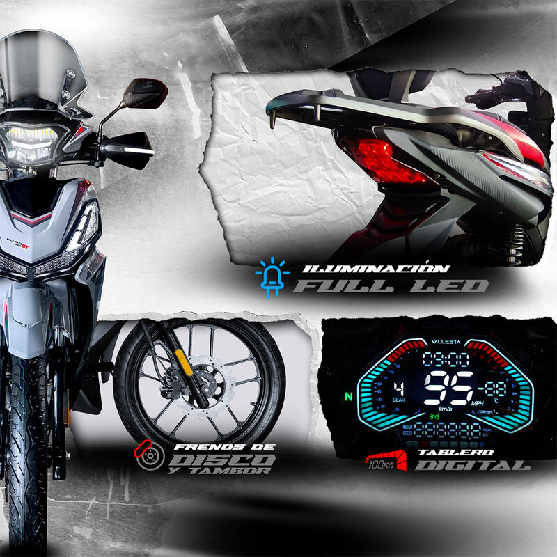Motocicleta Mb Vallesta 150 Modelo 2026 image number null