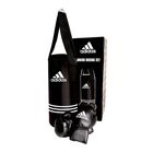 Set De Boxeo Junior Costal Y Guantes Adidas Negro ADIBACJR