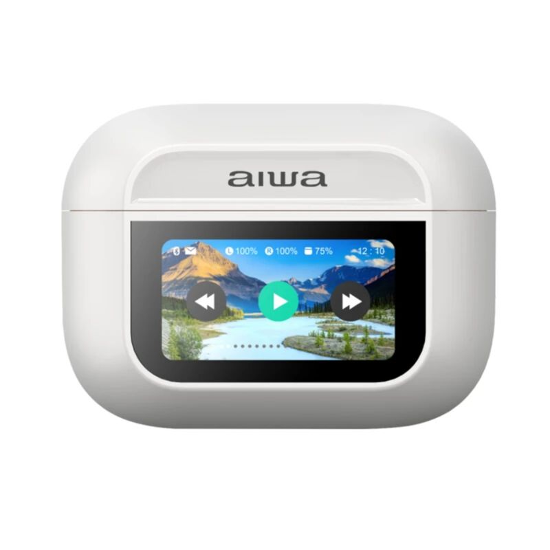 Audífonos TWS Aiwa AWTWSGPROW Pantalla Táctil B... image number null