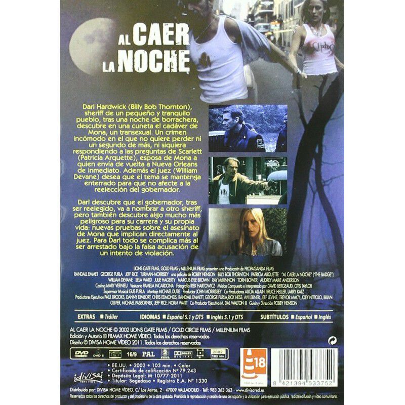 AL CAER LA NOCHE (DVD) image number null