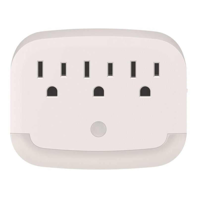 Multicontacto de pared con 3 salidas polarizada... image number null