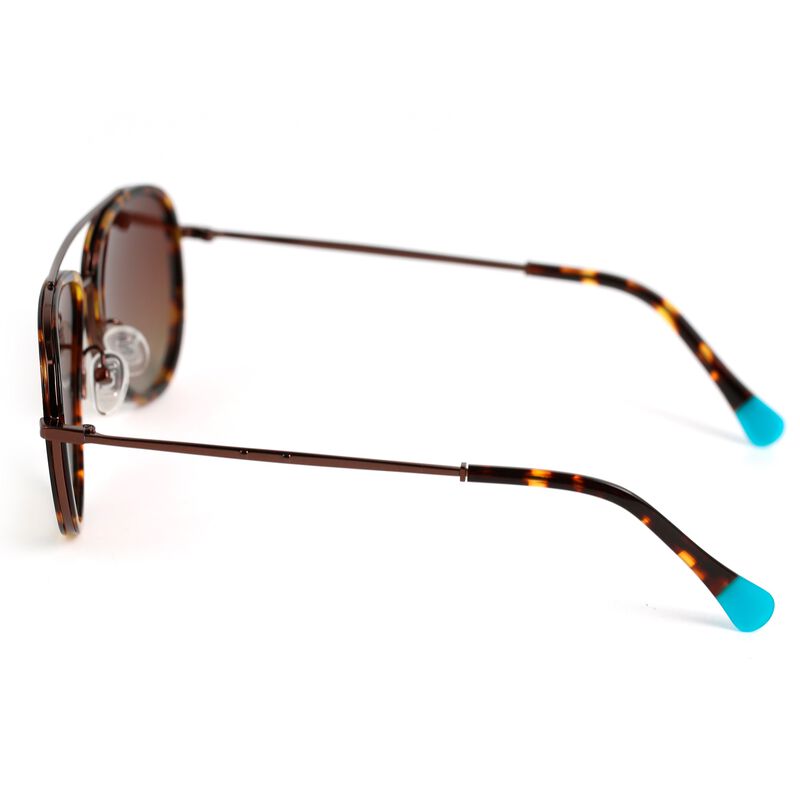 Lentes De Sol Xolek 141 Met&aacute;lico Animal Print U... image number null