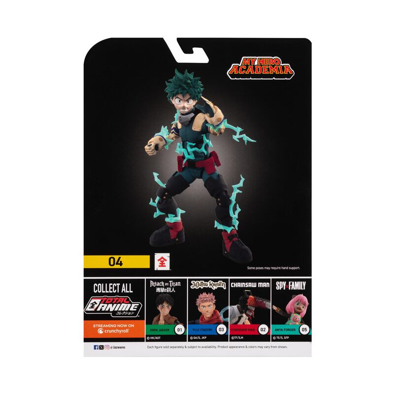 Figura Total Anime Izuku Midoriya 16,5 Cm Con A... image number null